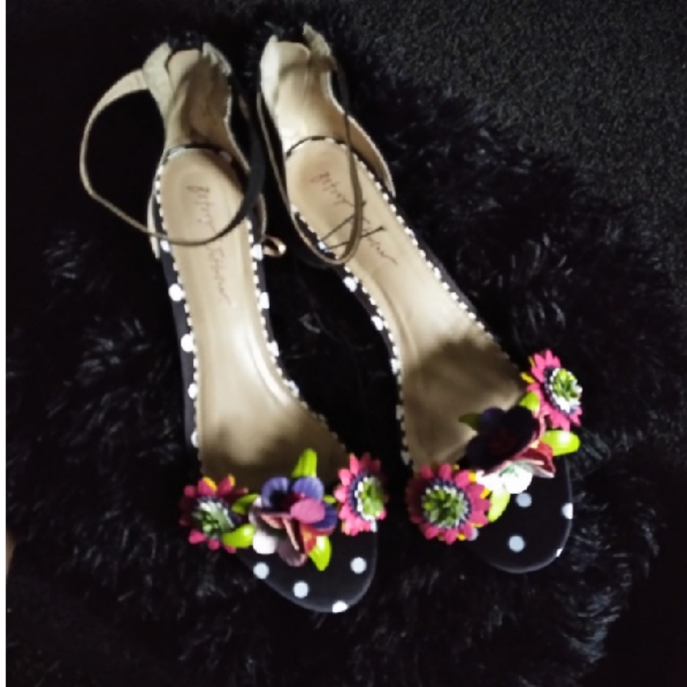 Betsy Johnson Polka Sandals
